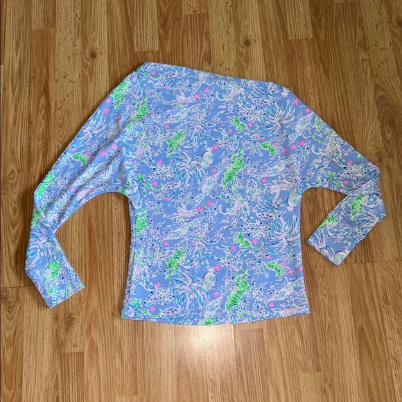 Lilly Pulitzer Sheera Top Off The Shoulder Size XS - Picture 6 of 6